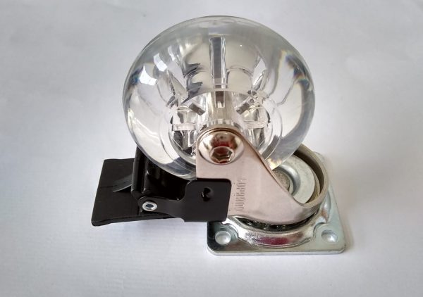 RODIZIO SOPRANO TRANSP PRATICE 50MM COM FREIO