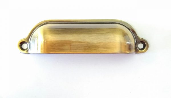 PUXADOR MÁXIMA MOVELEIRO ZAMAC 1132 120MM ANTIQUE BRILHANTE
