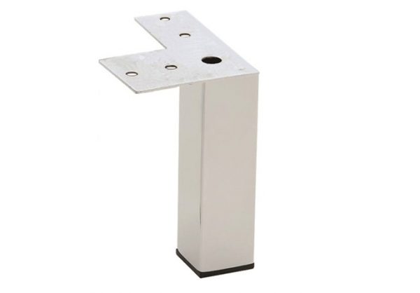 PÉ QUADRO 40 150MM CROMADO ARCHI
