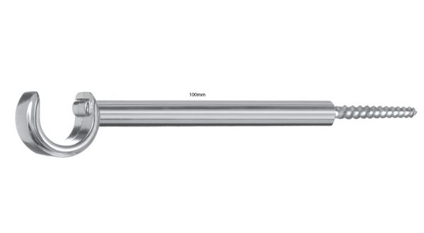SUPORTE DUPLO PARA TRILHO E VARAO 28MM COM PARAFUSO