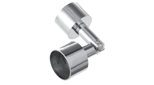 SUPORTE 1.1/8 MOVEL DE CANTO CROMADO COUSELO