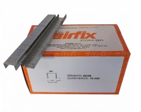 GRAMPO 80/8 CAIXA COM 10.000 UNIDADES TECNOFAST