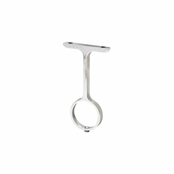 SUPORTE CABIDEIRO REDONDO SUPERIOR M 370 CROMADO BASE