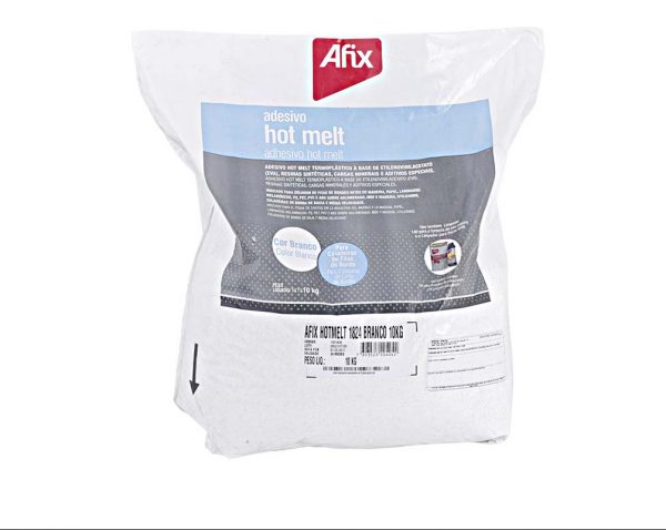 COLA AFIX HOTMELT 10kg BRANCA ARTECOLA