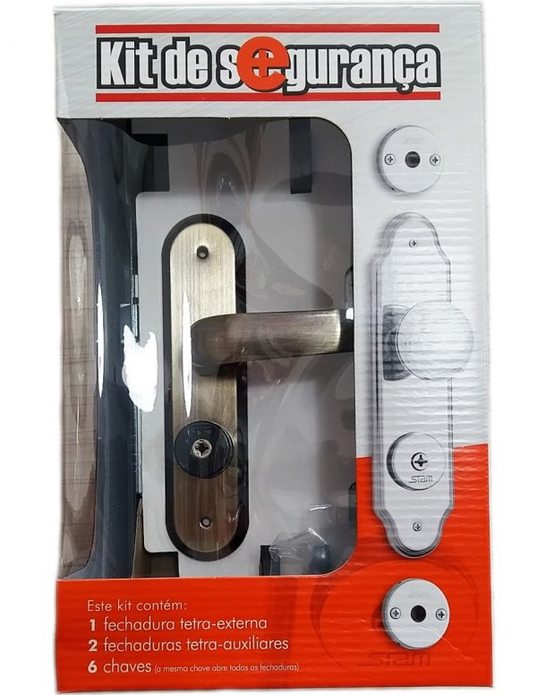 FECHADURA KIT DE SEGURANÇA 1800/21 - ANTIQUE - STAM